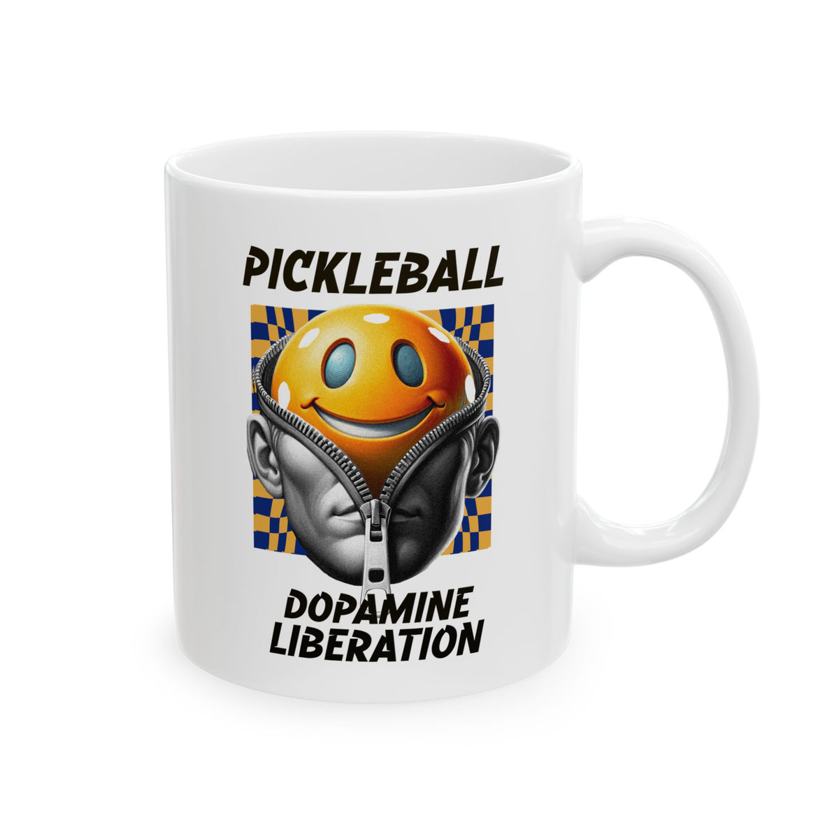 Funny Pickleball Coffee Mug β Unzip Your Dopamine β Pickleball Player Gift