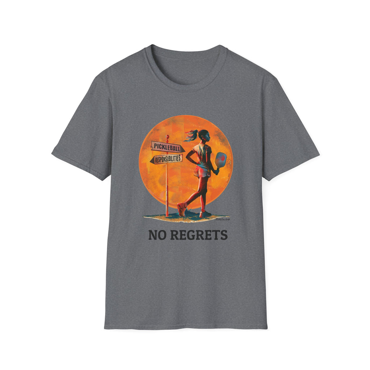 She Made Her Choice. No Regrets T-Shirt | Pickleball