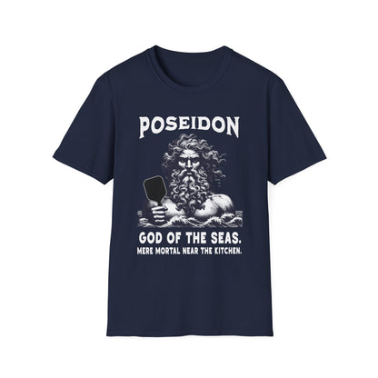 Poseidon, God of the Seas | Funny Pickleball T-Shirt