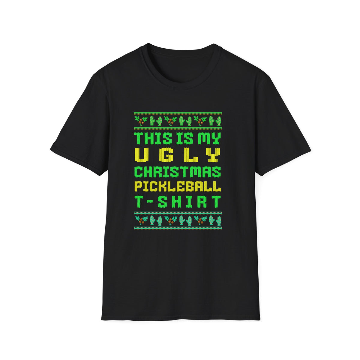 Ugly Christmas | Funny Pickleball T-Shirt