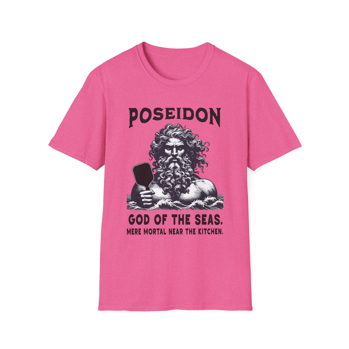 Poseidon, God of the Seas | Funny Pickleball T-Shirt