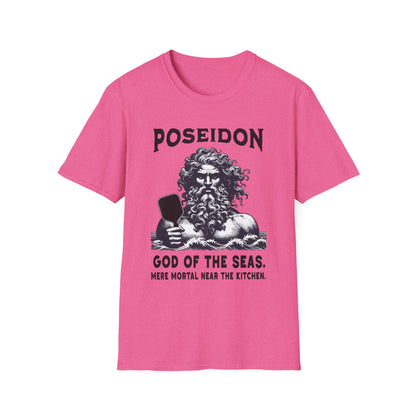 Poseidon, God of the Seas | Funny Pickleball T-Shirt