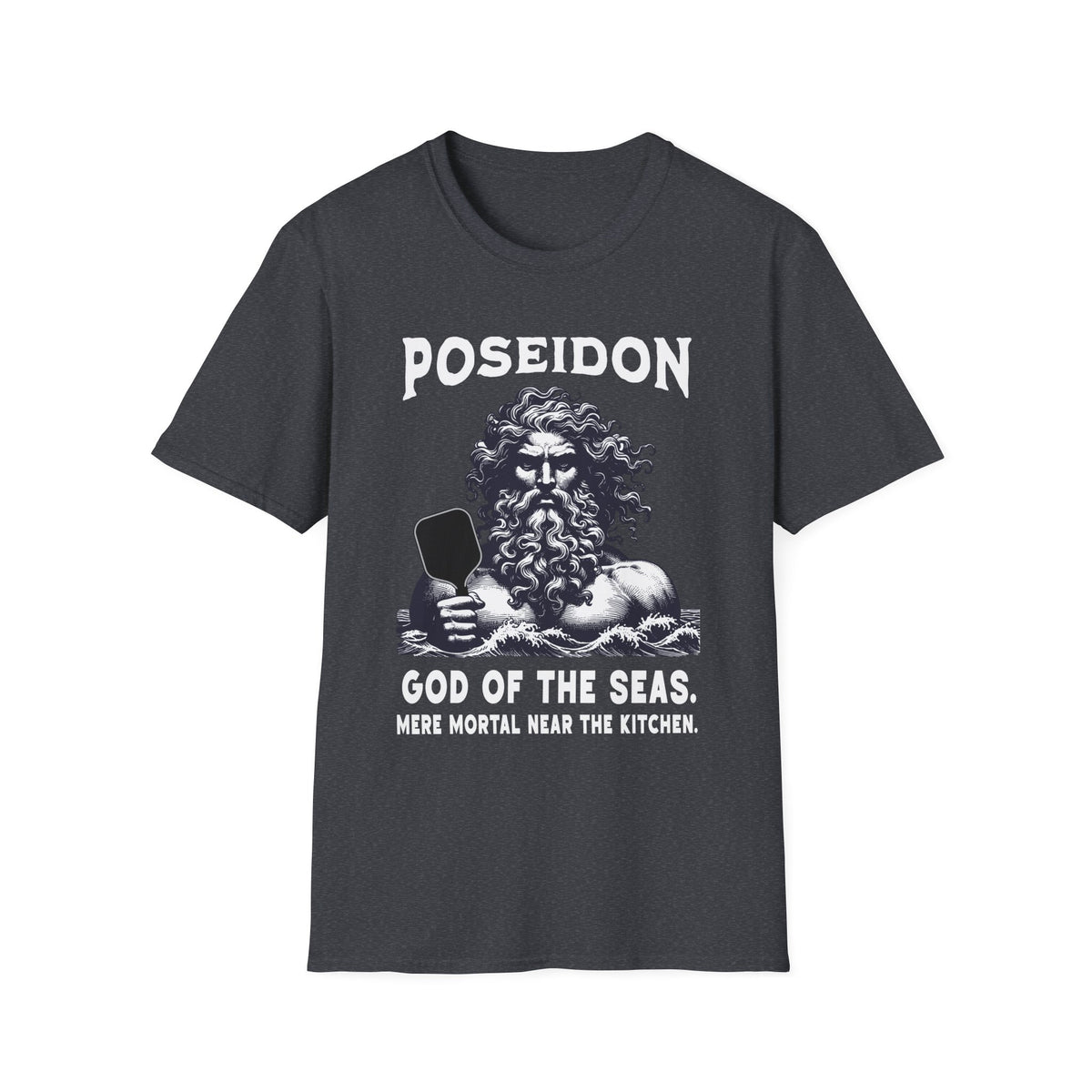 Poseidon, God of the Seas | Funny Pickleball T-Shirt