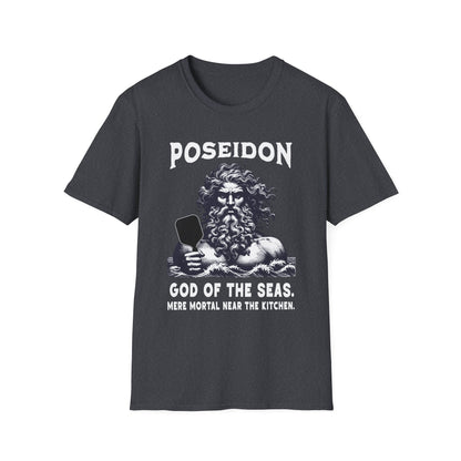 Poseidon, God of the Seas | Funny Pickleball T-Shirt