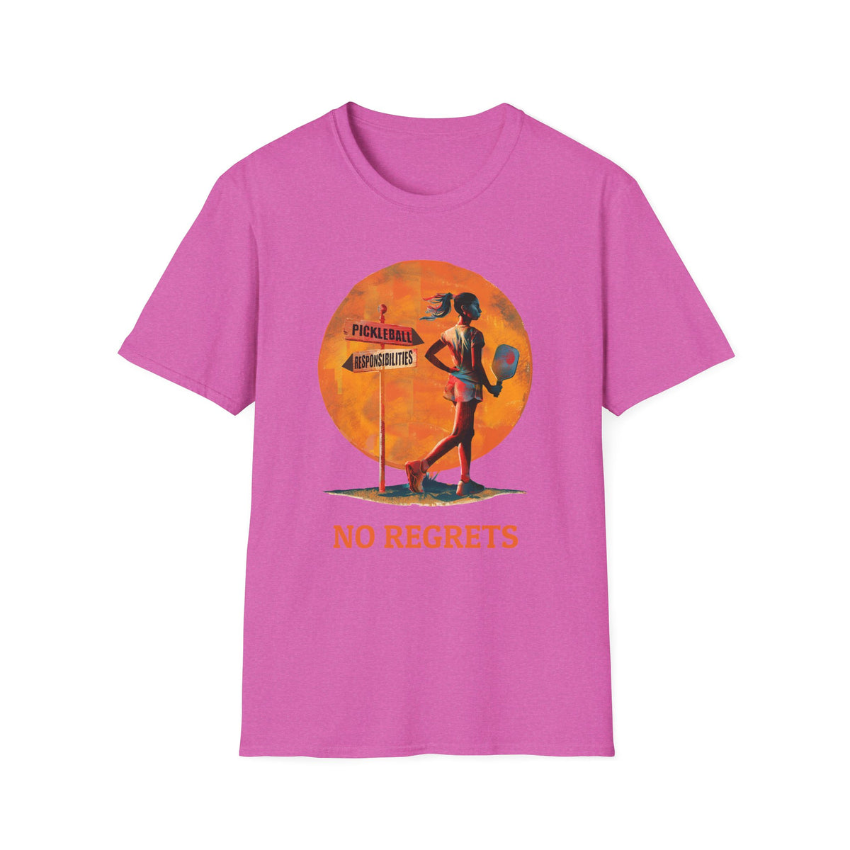 She Made Her Choice. No Regrets T-Shirt | Pickleball
