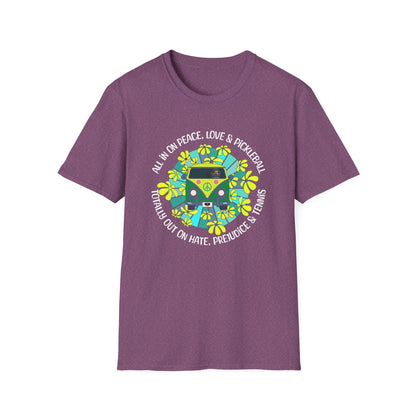 Totally out on hate, prejudice and tennis T-Shirt | Pickleball