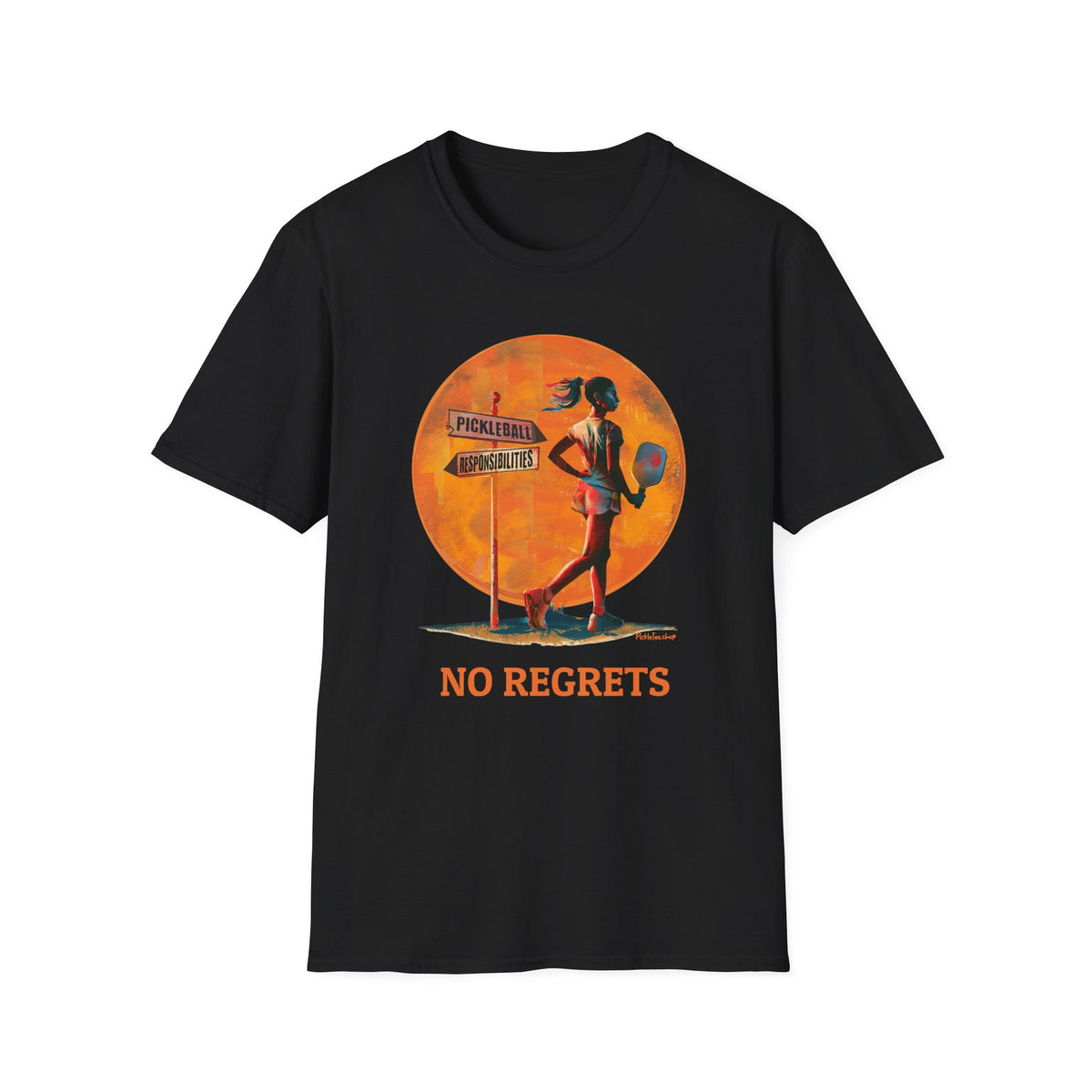 She Made Her Choice. No Regrets T-Shirt | Pickleball