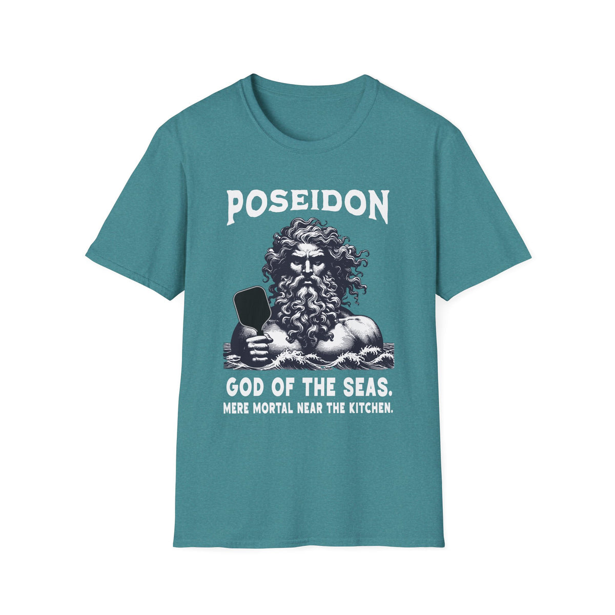 Poseidon, God of the Seas | Funny Pickleball T-Shirt