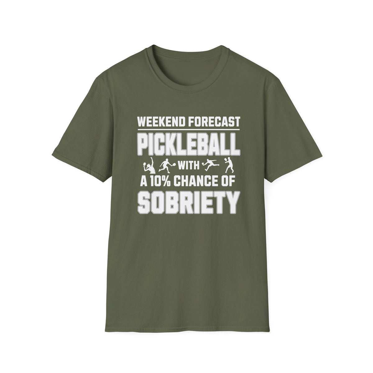 Weekend Forecast | Funny Pickleball T-Shirt