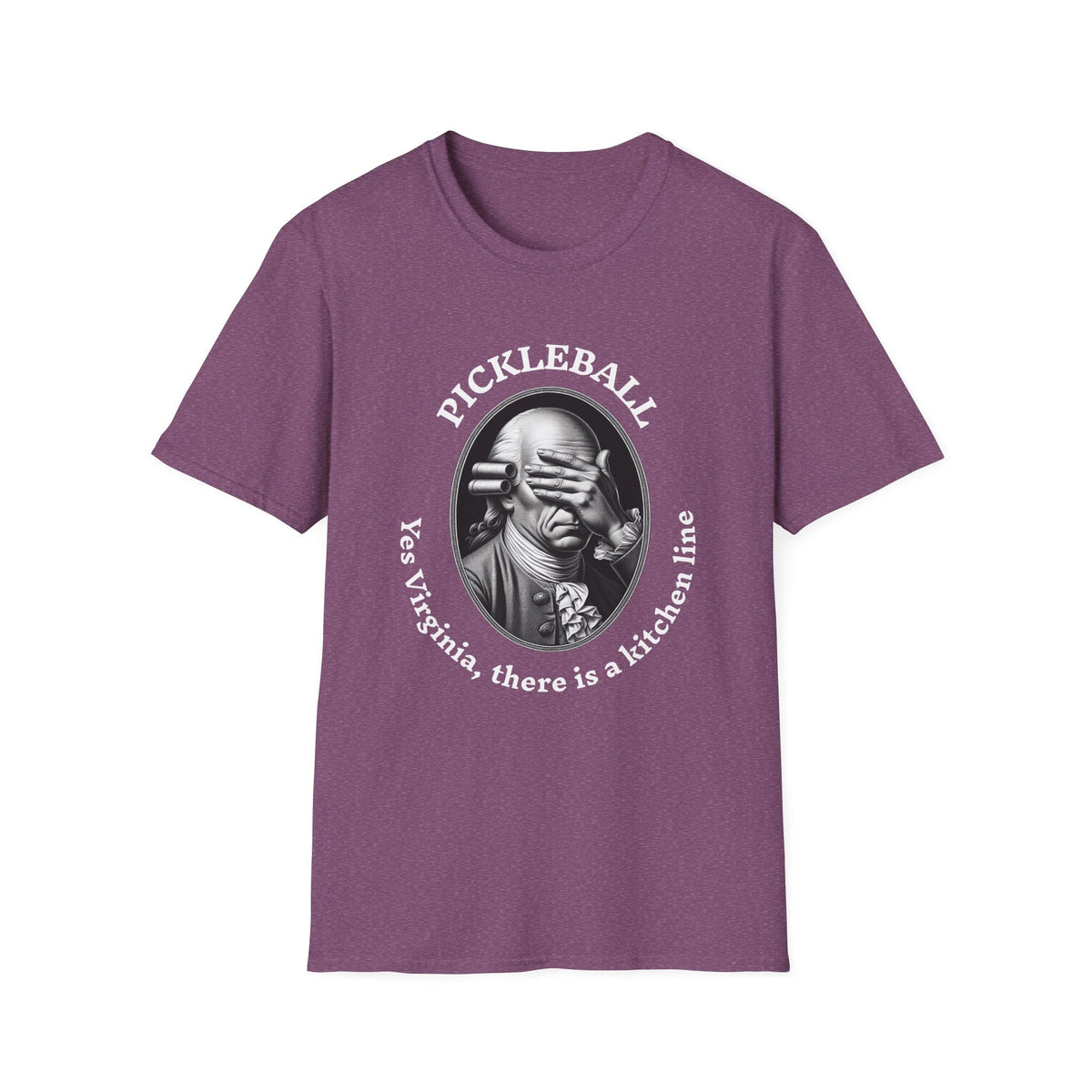 Yes Virginia, there is a kitchen line T-Shirt | Pickleball