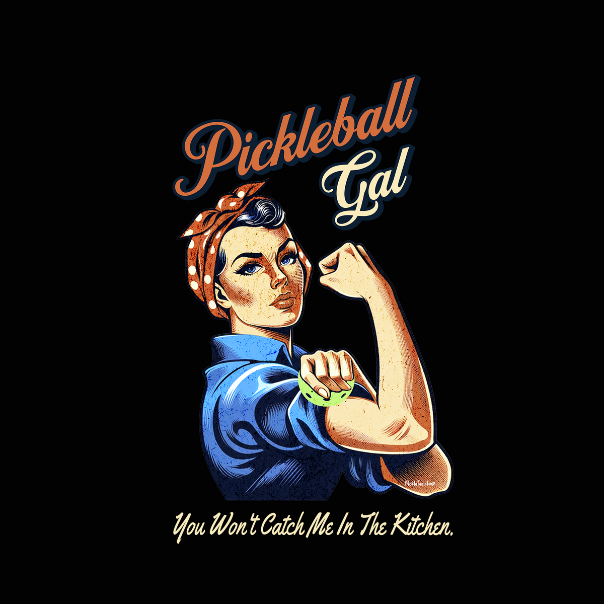 You Won't Catch Me In The Kitchen | Funny Pickleball T-Shirt