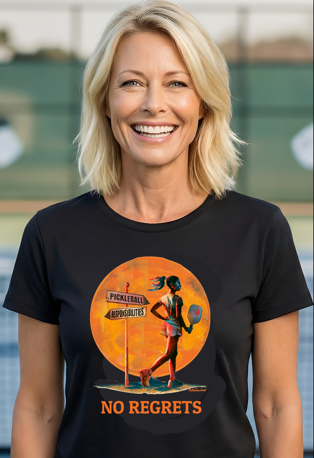 She Made Her Choice. No Regrets T-Shirt | Pickleball