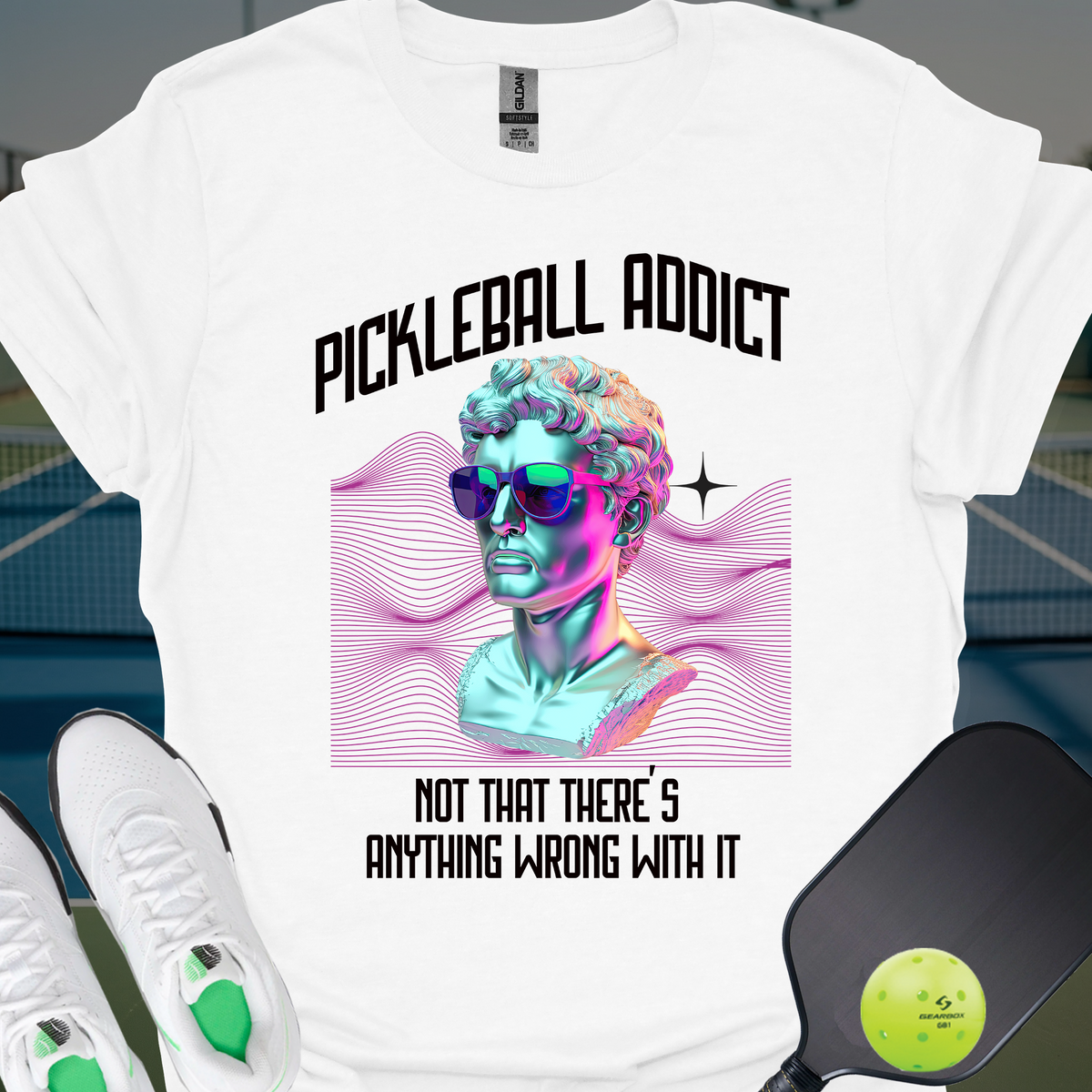 Pickleball Addict | Funny Pickleball T-Shirt