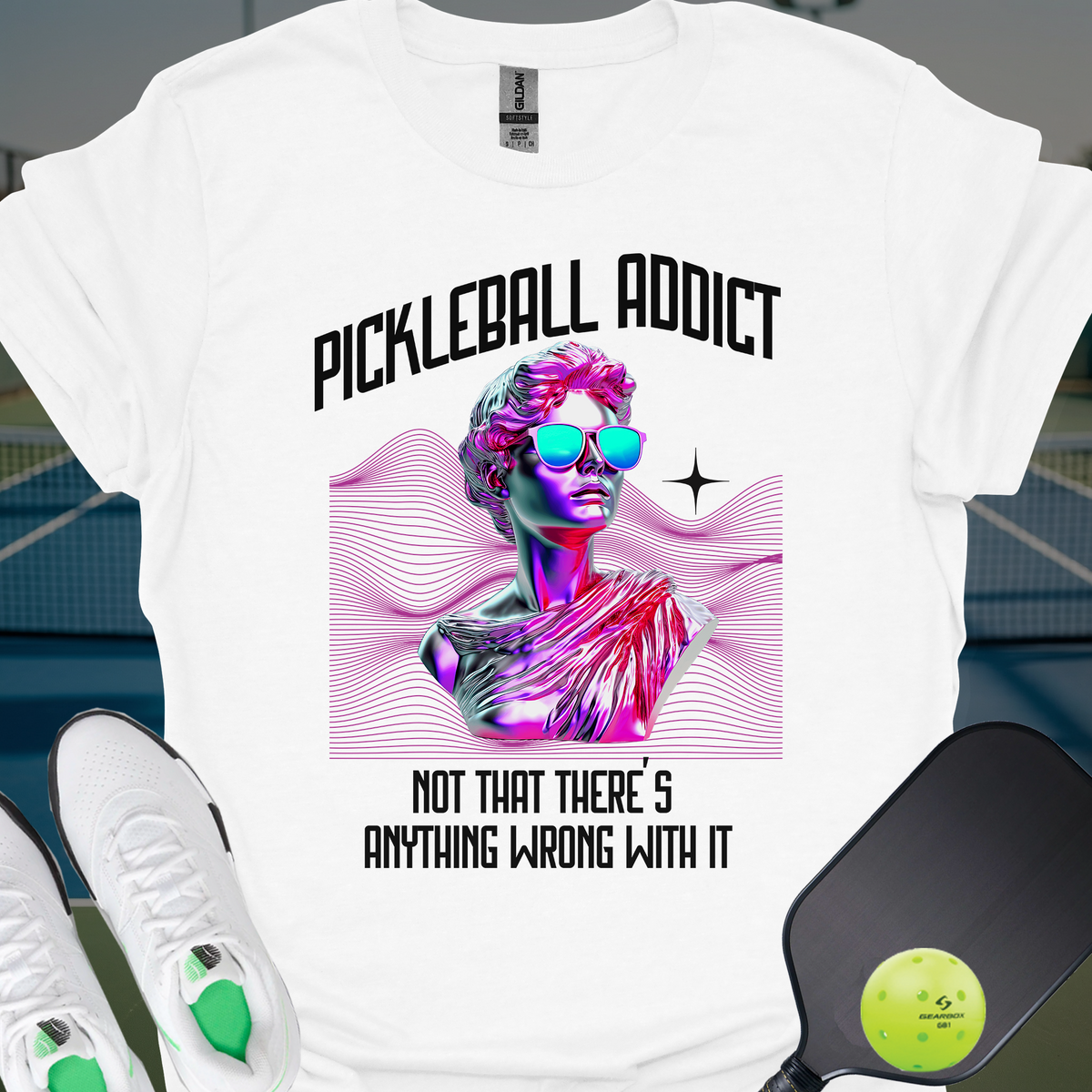 Pickleball Addict (Female) | Funny Pickleball T-Shirt