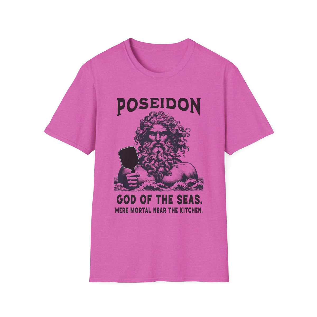 Poseidon, God of the Seas | Funny Pickleball T-Shirt