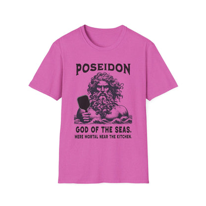 Poseidon, God of the Seas | Funny Pickleball T-Shirt