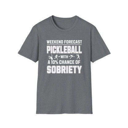 Weekend Forecast | Funny Pickleball T-Shirt