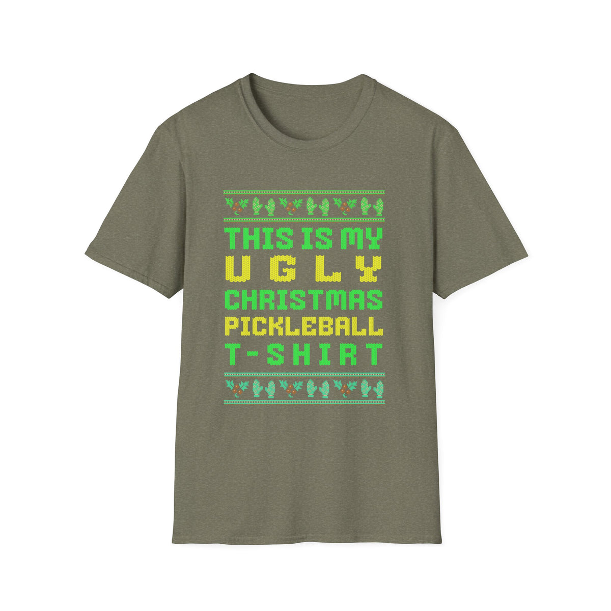 Ugly Christmas | Funny Pickleball T-Shirt