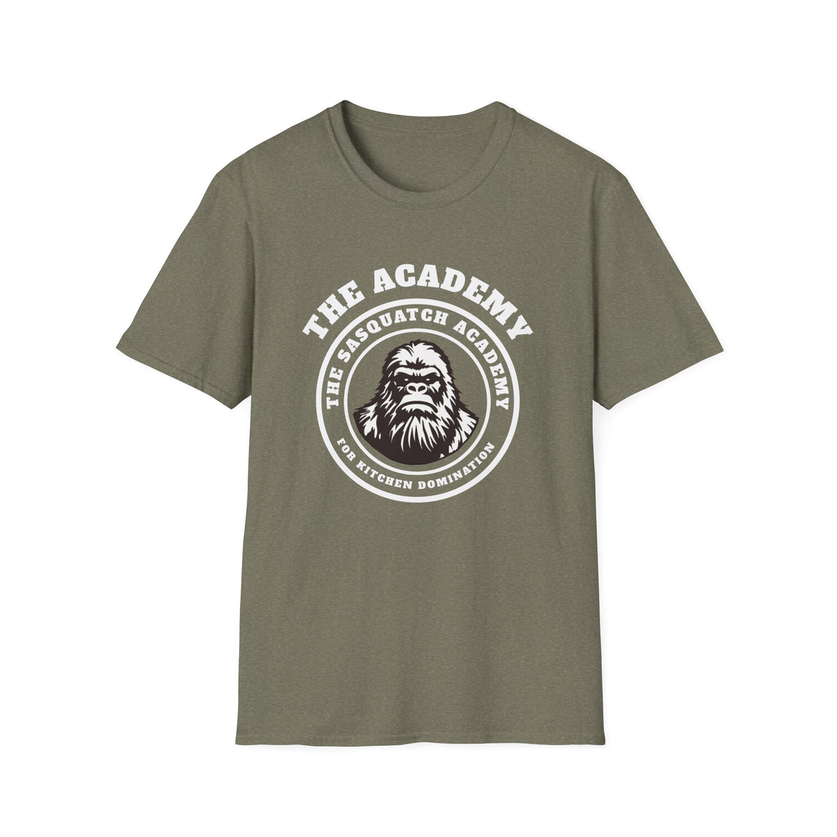 The Sasquatch Academy for Kitchen Domination | Funny Pickleball T-Shirt