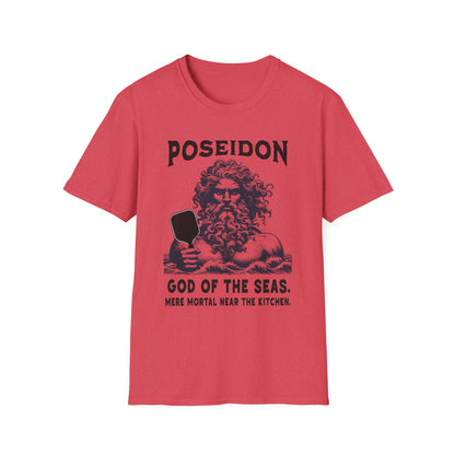 Poseidon, God of the Seas | Funny Pickleball T-Shirt