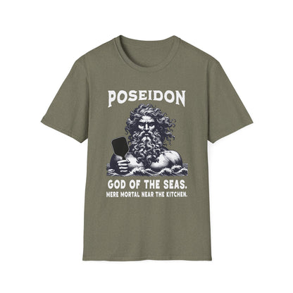 Poseidon, God of the Seas | Funny Pickleball T-Shirt