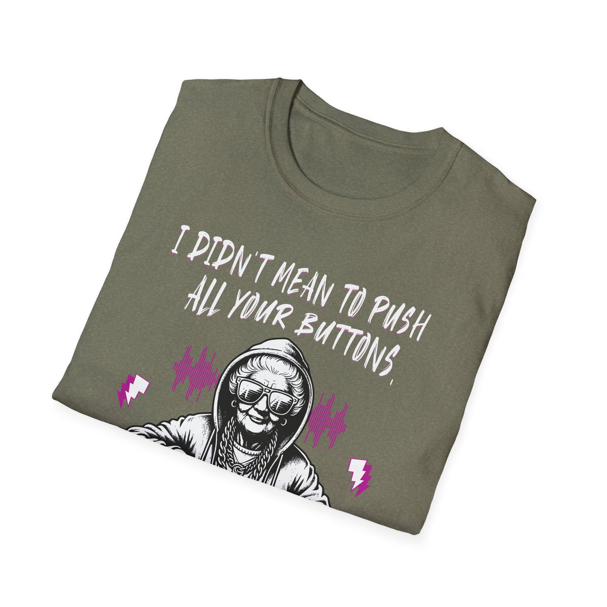 Push All Your Buttons Shirt Funny Retro Music Tee Vintage Humor Graphic T-Shirt