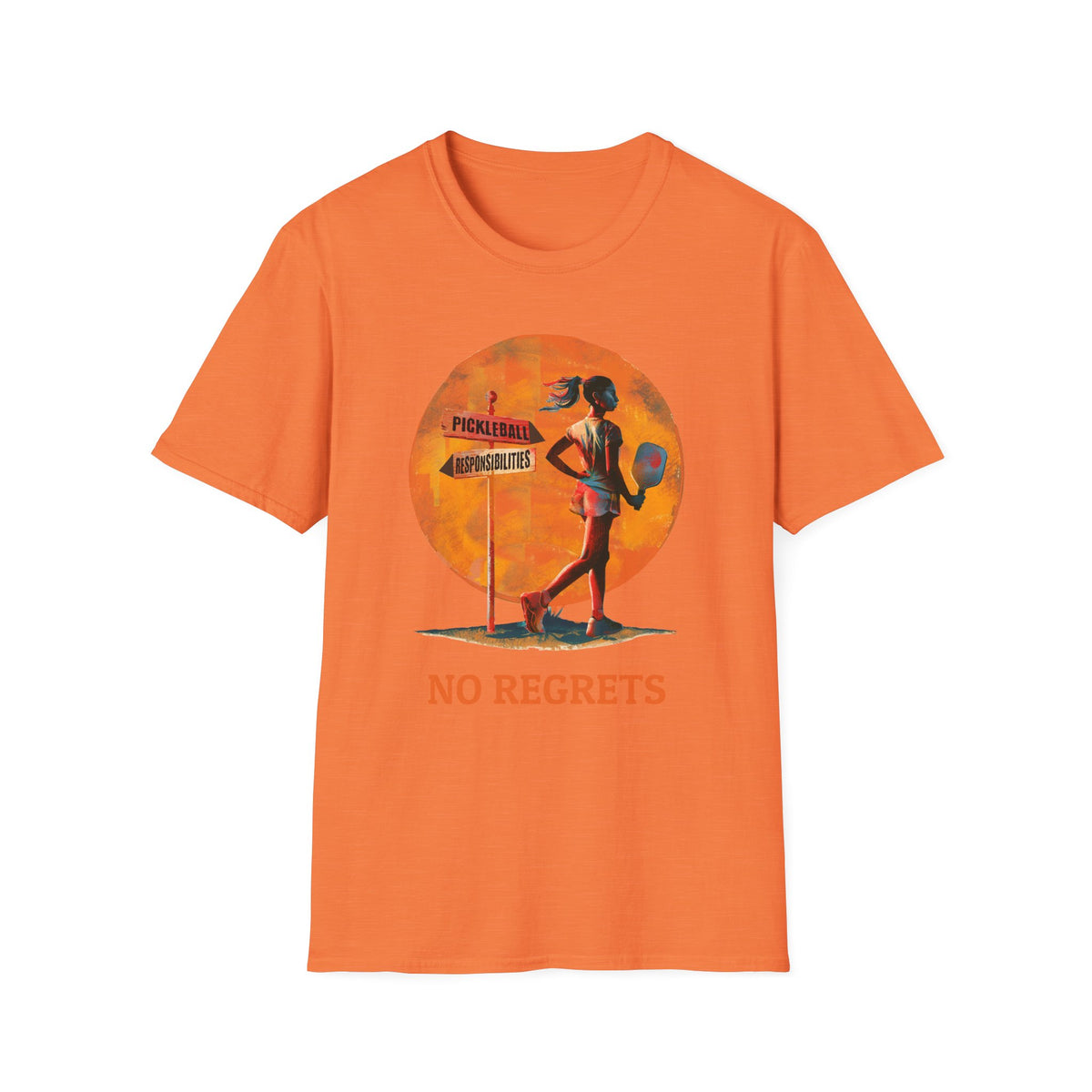 She Made Her Choice. No Regrets T-Shirt | Pickleball