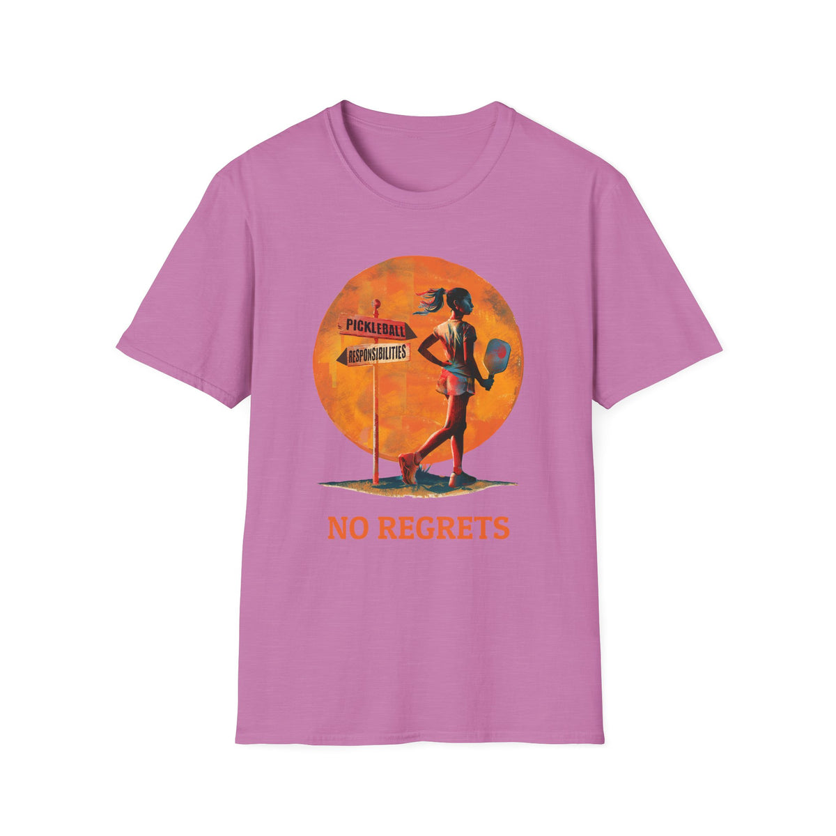 She Made Her Choice. No Regrets T-Shirt | Pickleball