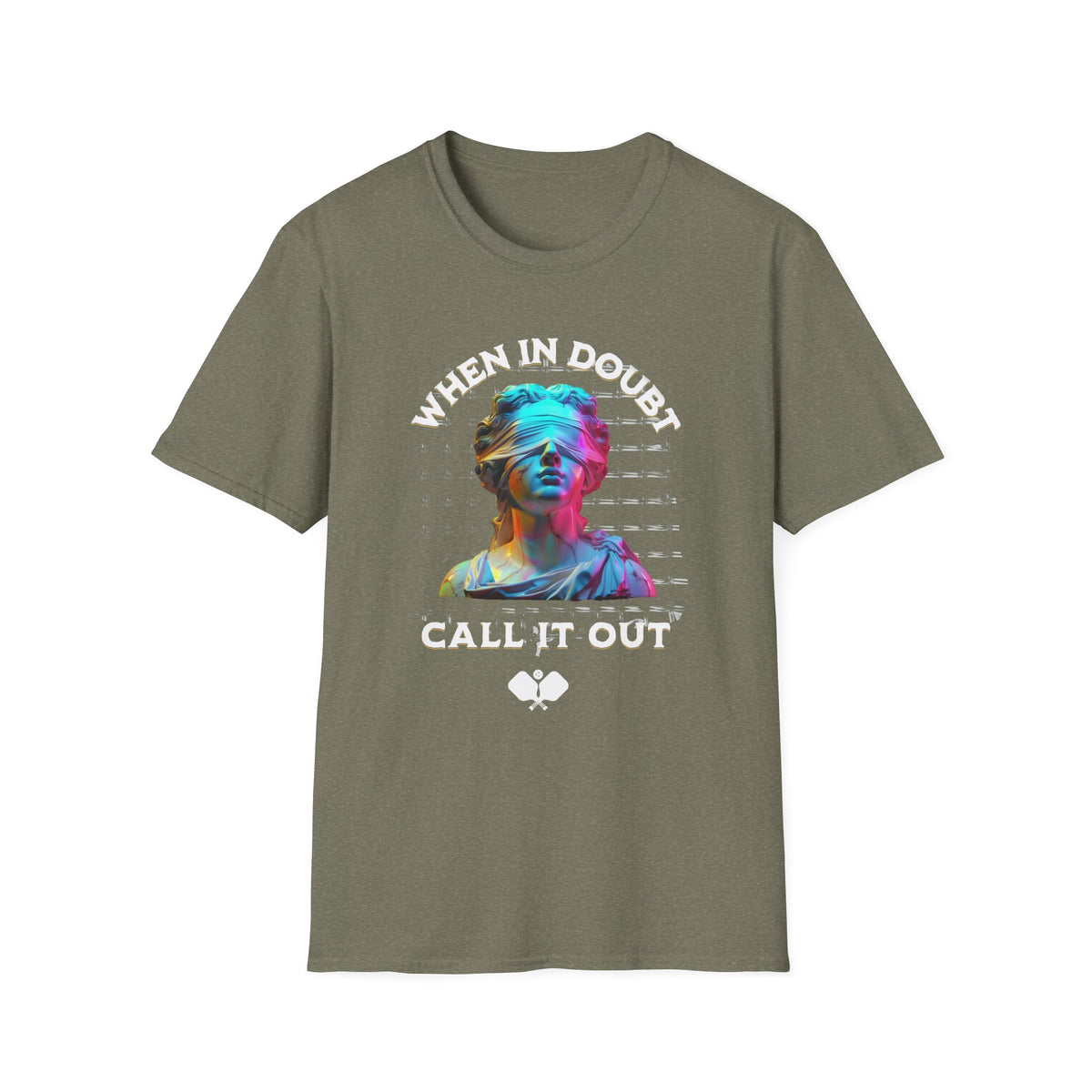 When In Doubt Call It Out | Funny Pickleball T-Shirt
