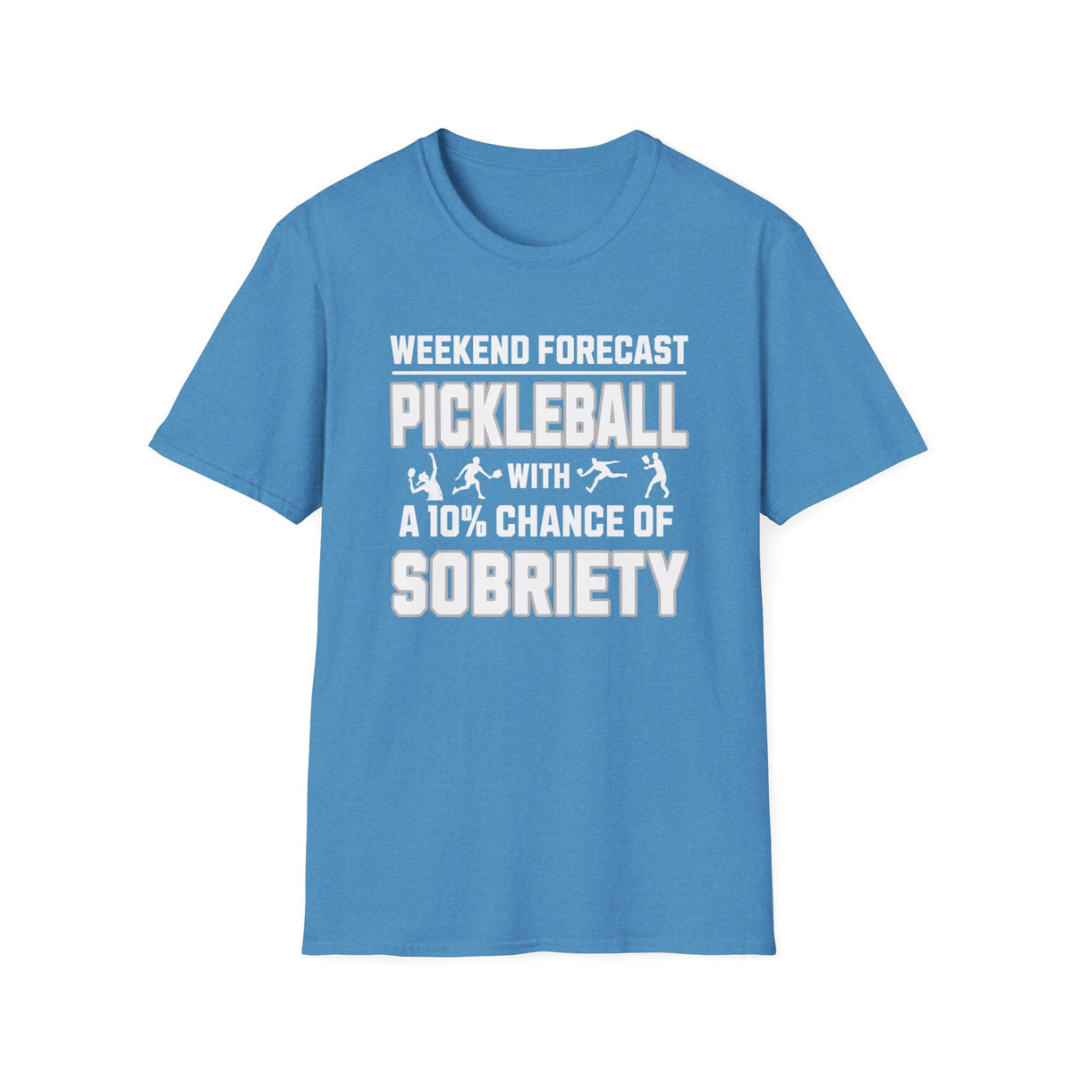 Weekend Forecast | Funny Pickleball T-Shirt