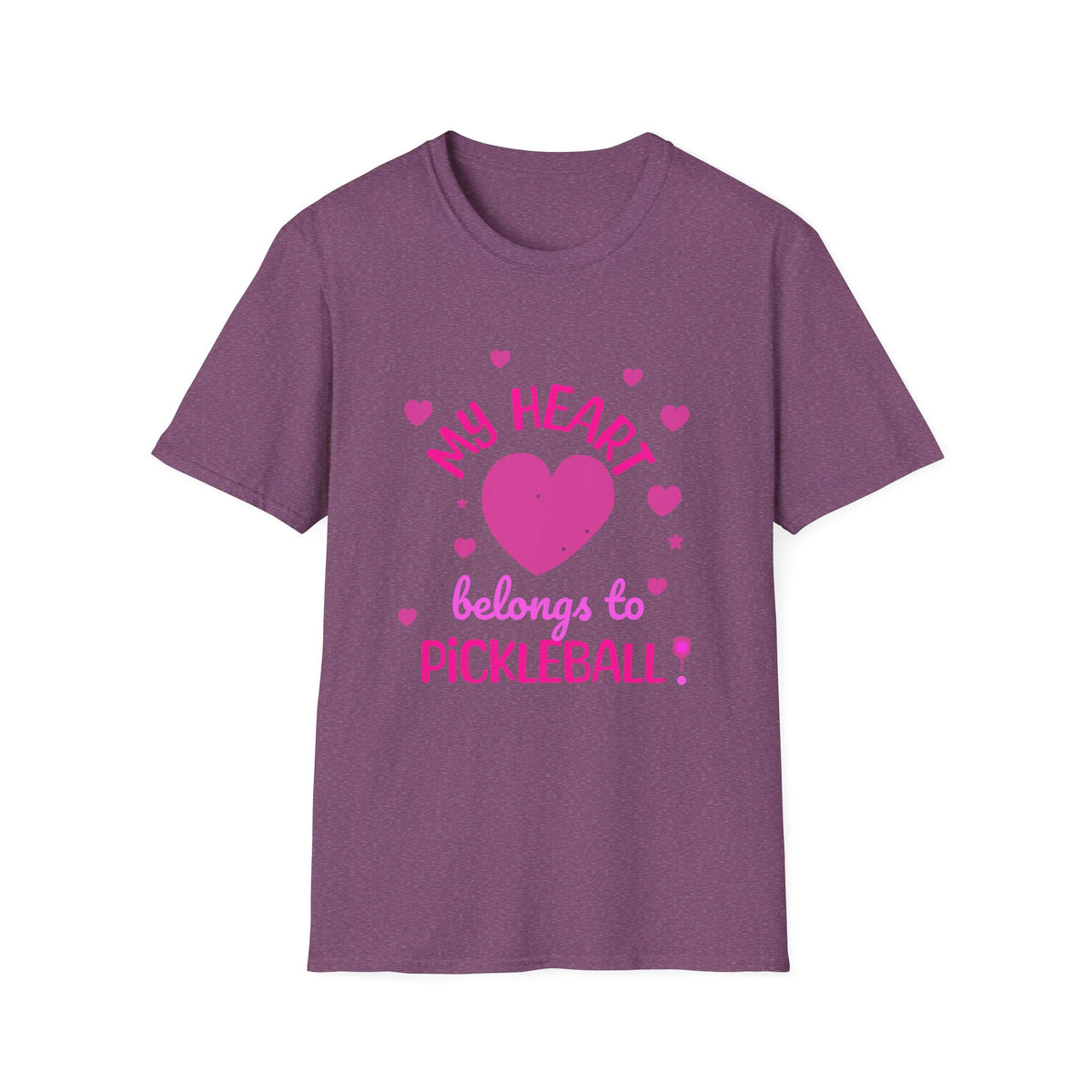My Heart Belongs to Pickleball | Funny Pickleball T-Shirt