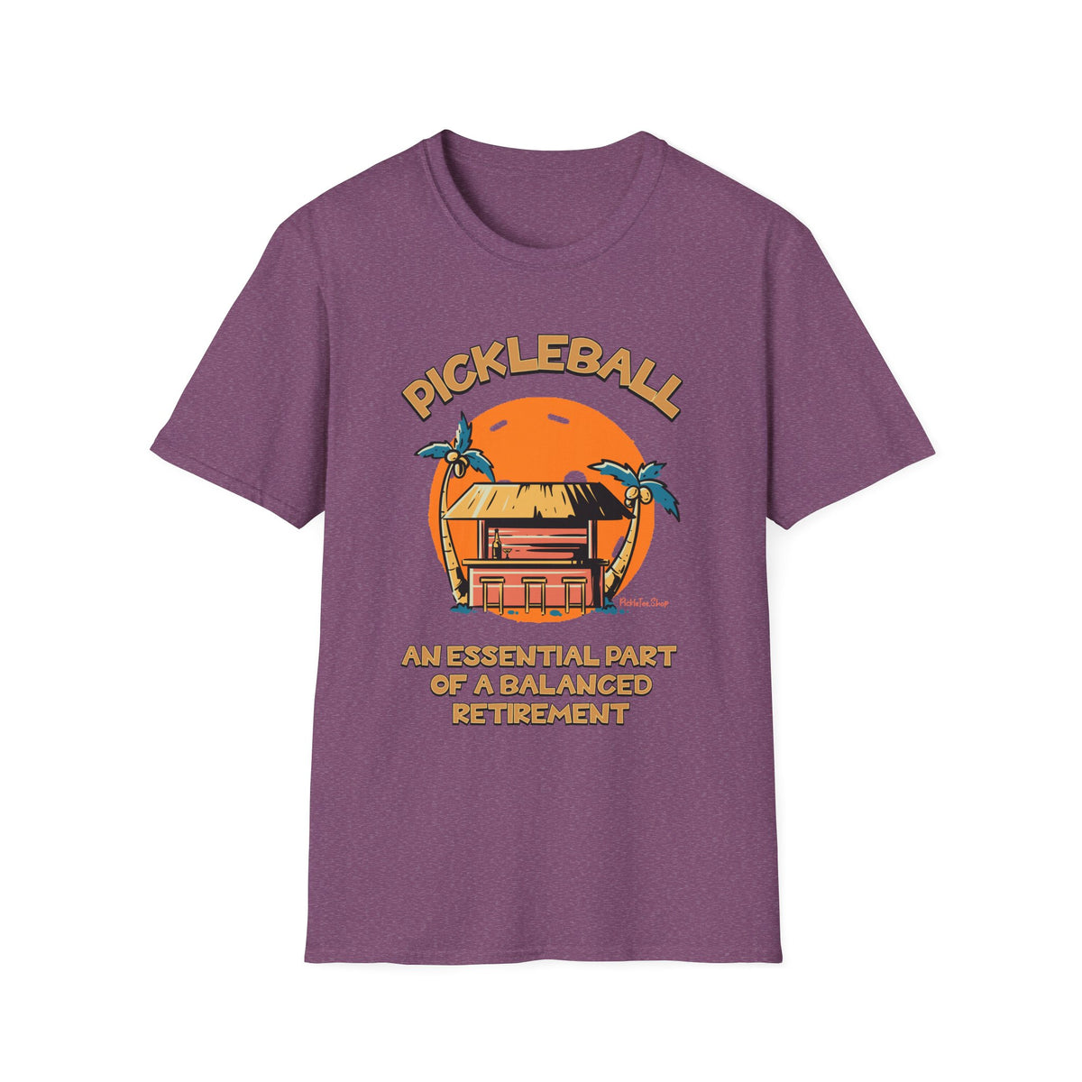 Essential Part of a Balanced Retirement | Funny Pickleball T-Shirt
