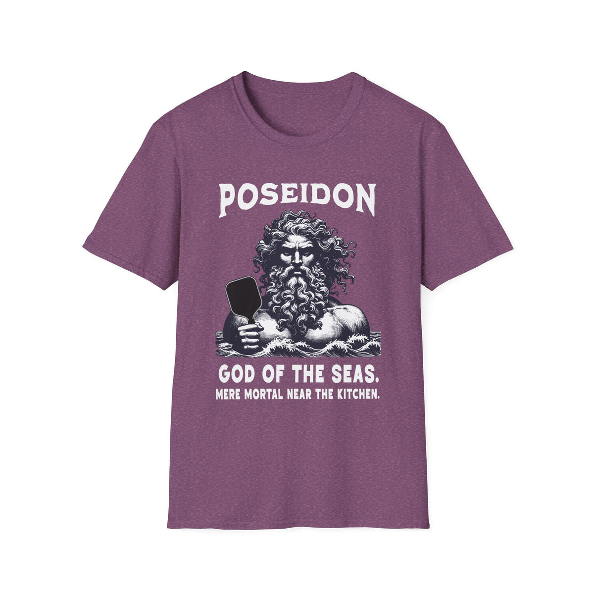 Poseidon, God of the Seas | Funny Pickleball T-Shirt