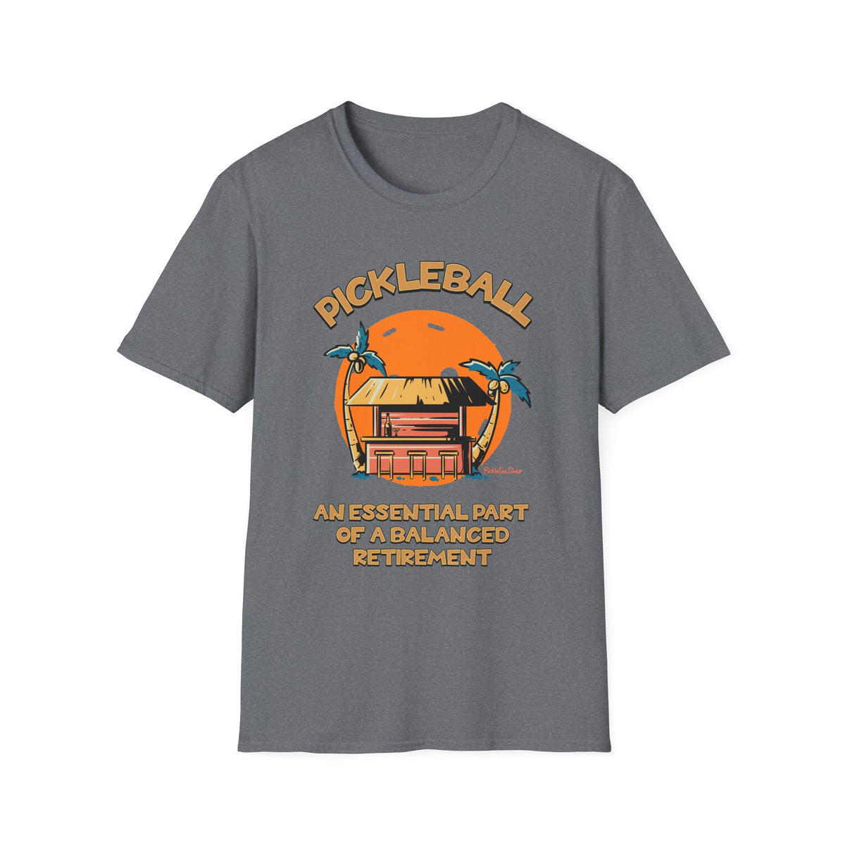 Essential Part of a Balanced Retirement | Funny Pickleball T-Shirt