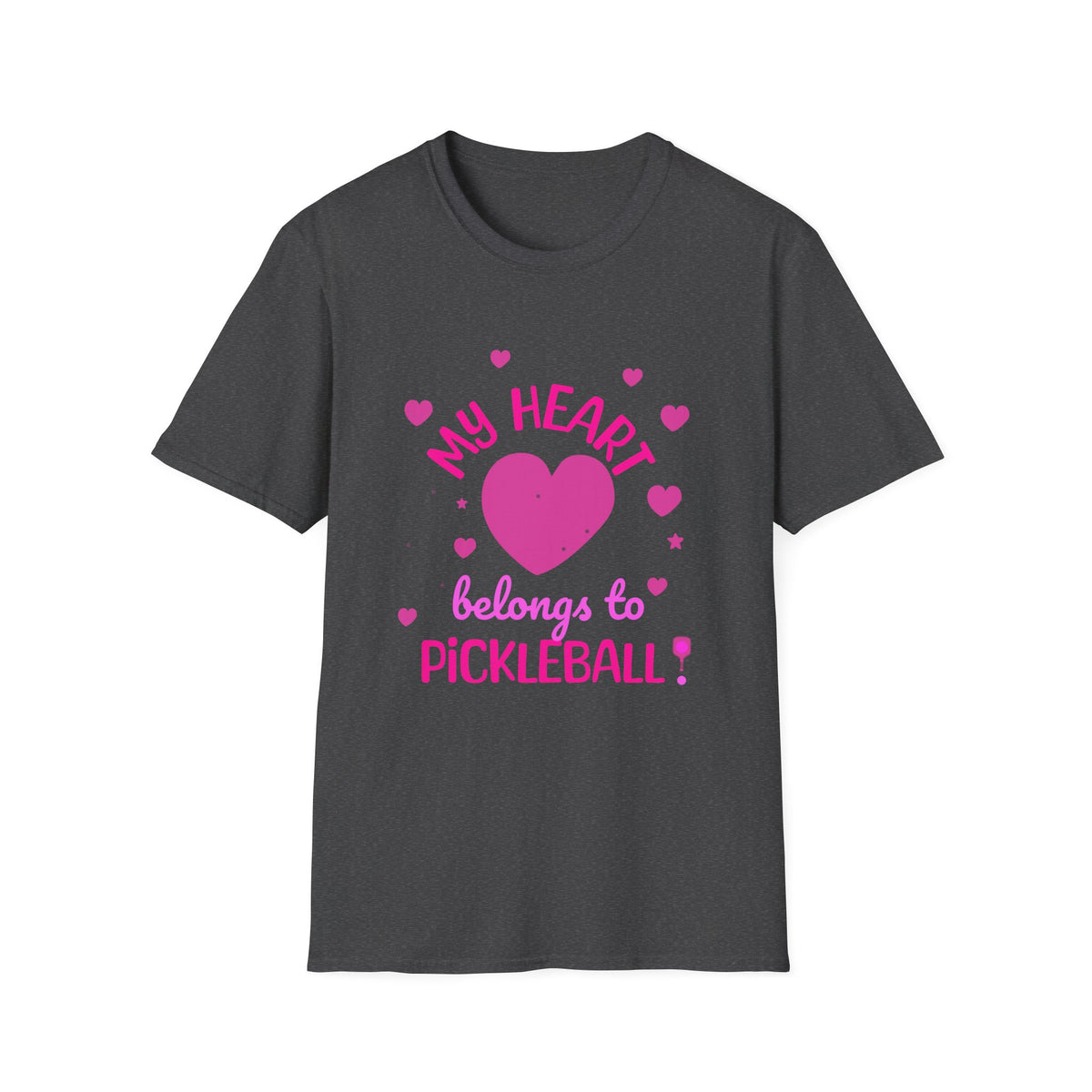 My Heart Belongs to Pickleball | Funny Pickleball T-Shirt