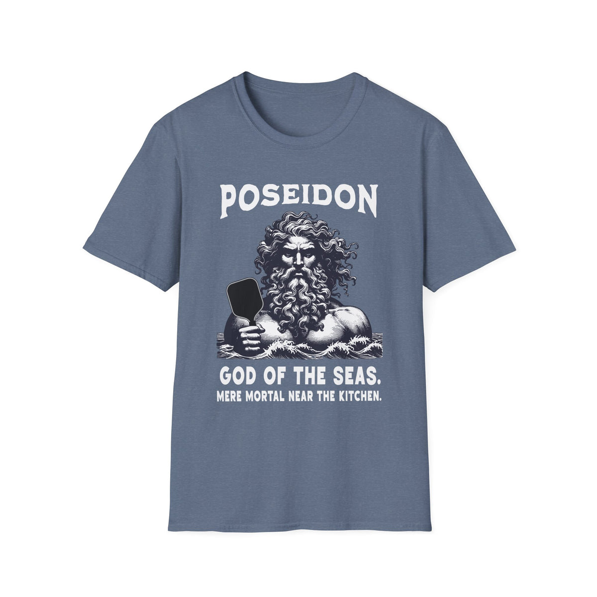 Poseidon, God of the Seas | Funny Pickleball T-Shirt