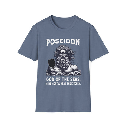 Poseidon, God of the Seas | Funny Pickleball T-Shirt