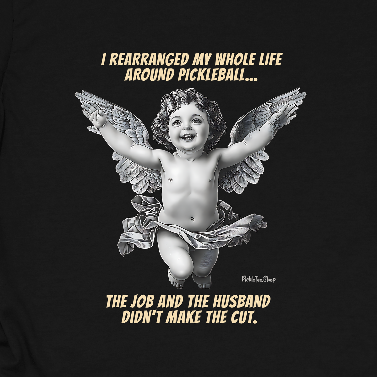 Rearranged My Life (F) | Funny Pickleball T-Shirt