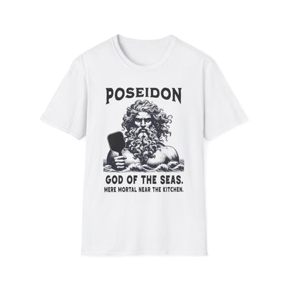 Poseidon, God of the Seas | Funny Pickleball T-Shirt