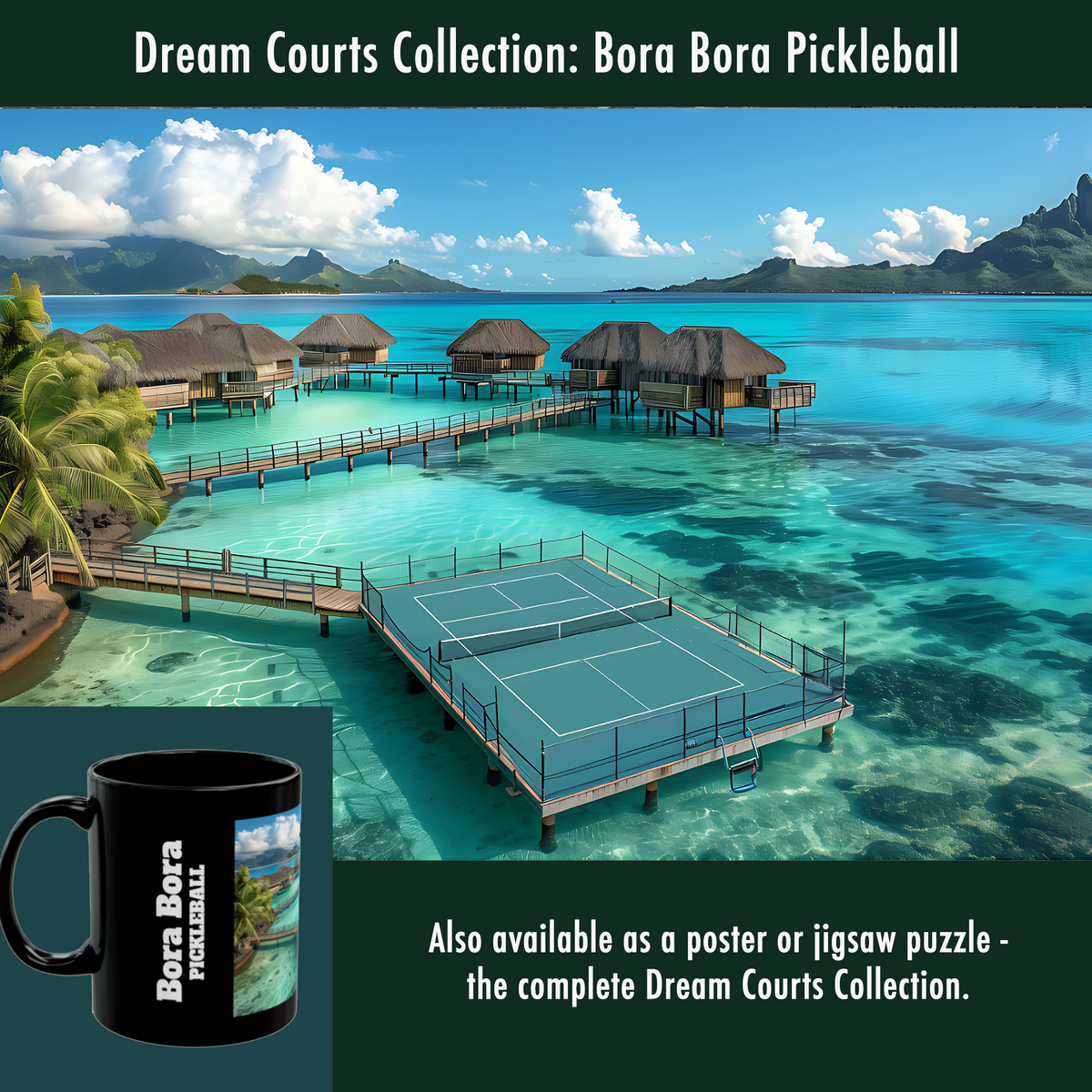 Bora Bora Dream Court Mug