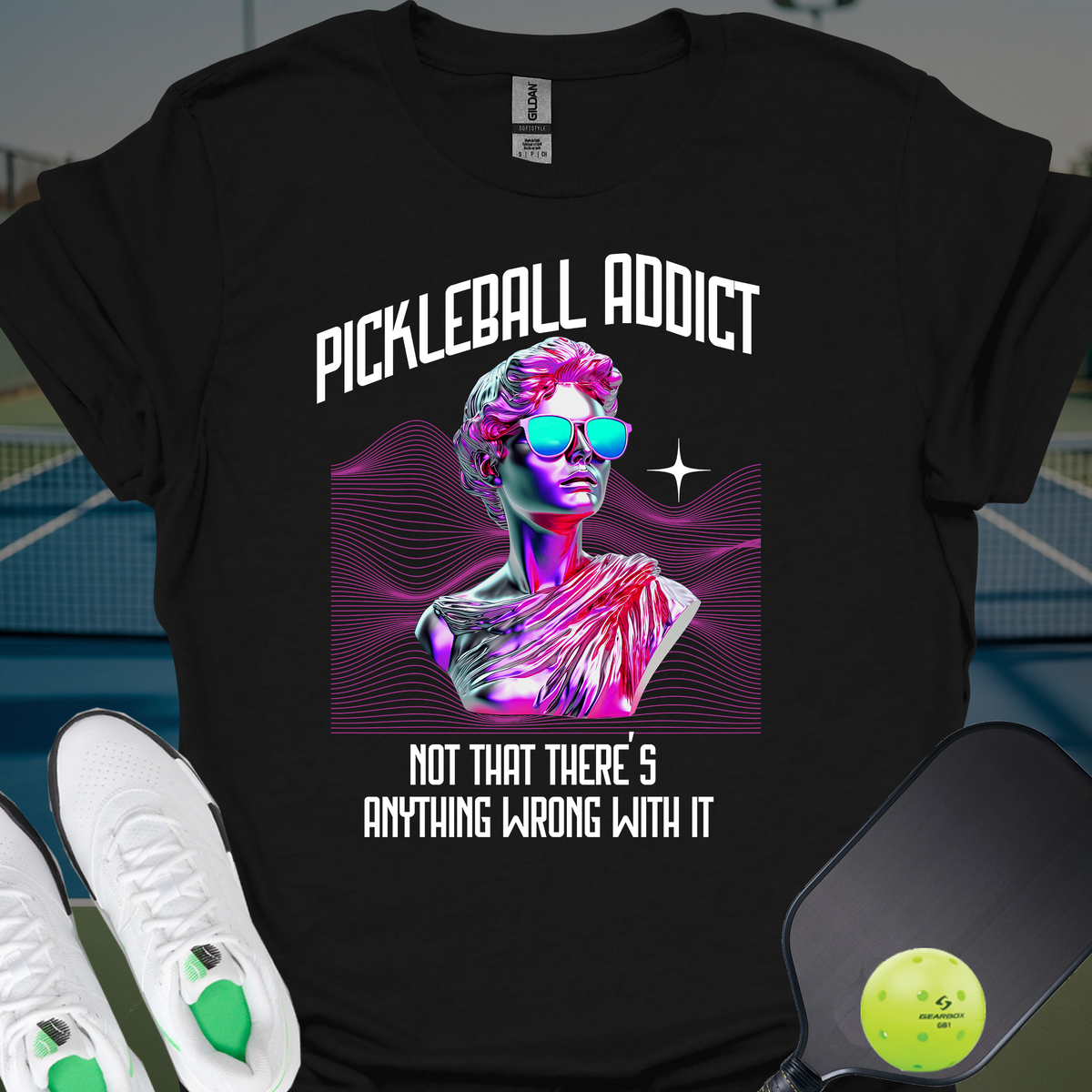 Pickleball Addict (Female) | Funny Pickleball T-Shirt