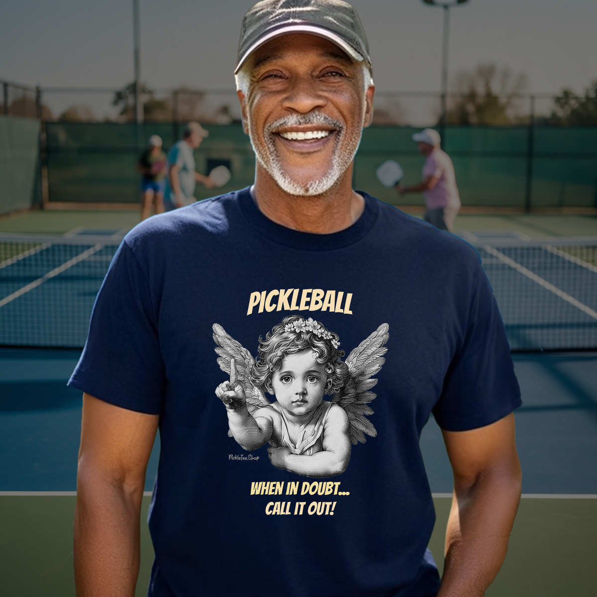When In Doubt Call It Out | Funny Pickleball T-Shirt