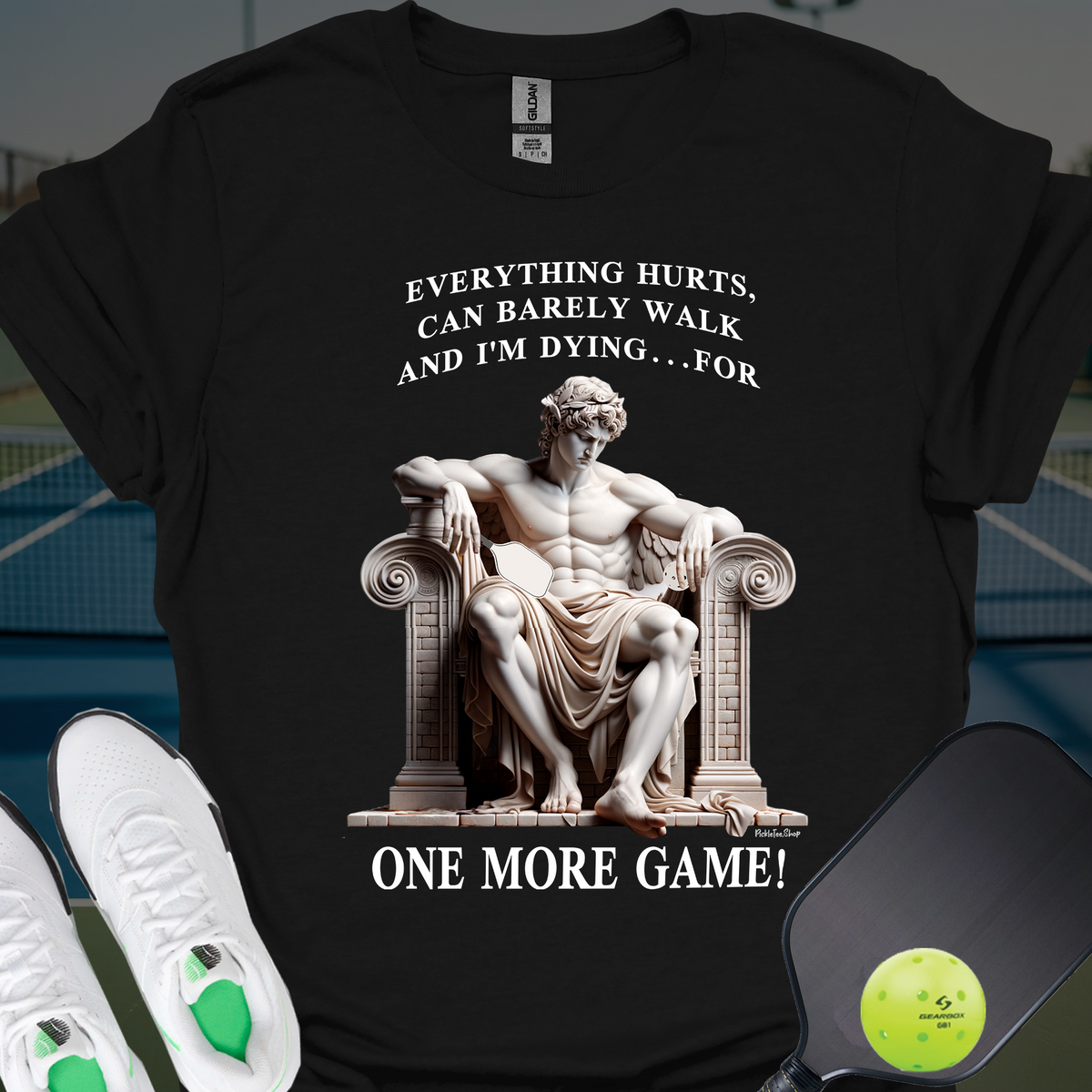 One More Game | Funny Pickleball T-Shirt