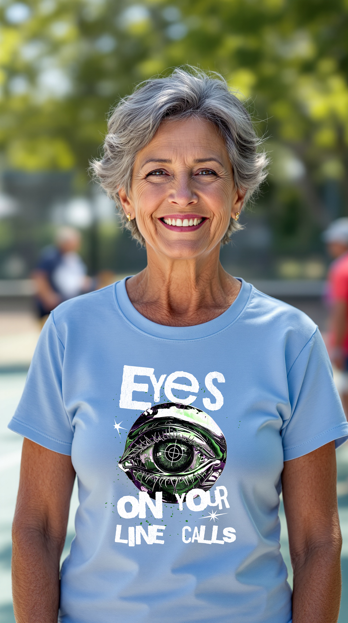 Eyes on Your Line Calls | Funny Pickleball T-Shirt