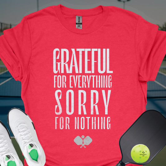 Grateful For Everything T-Shirt | Pickleball